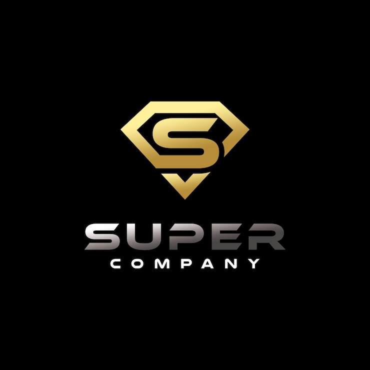 Design de Super Logotipo Diamond Letter S