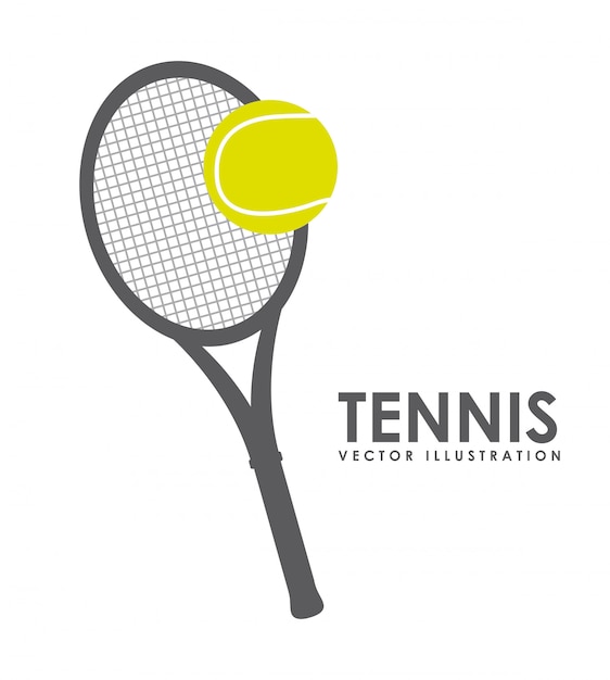 Design de tênis sobre ilustração vetorial de fundo branco