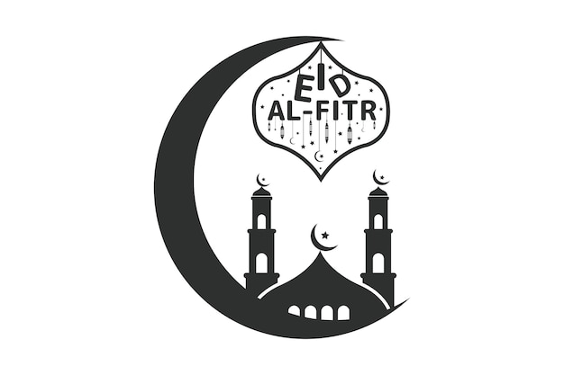 Vetor design de tipografia do eid