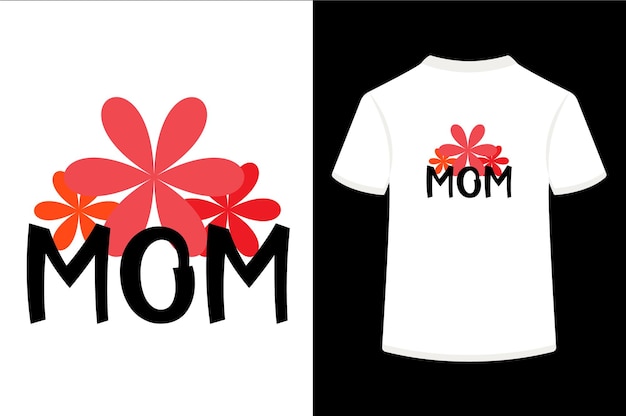 Vetor design de tipografia exclusivo e criativo do dia das mães