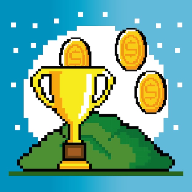 Design de troféu de videogame