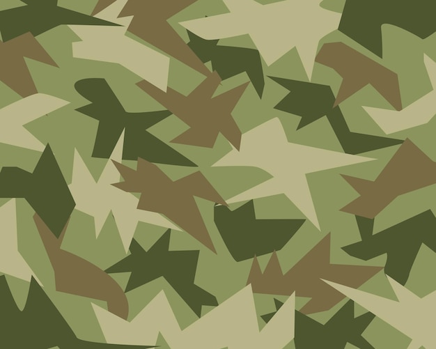 Design de vetor de fundo texturizado militar de camuflagem