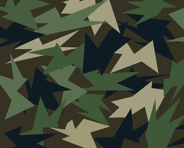 Design de vetor de fundo texturizado militar de camuflagem