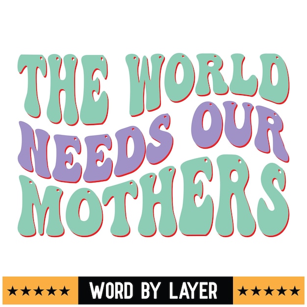 design de vetor de mães tipografia de mãe citações de letras design de camiseta de mãe orgulhoso design de texto de camiseta