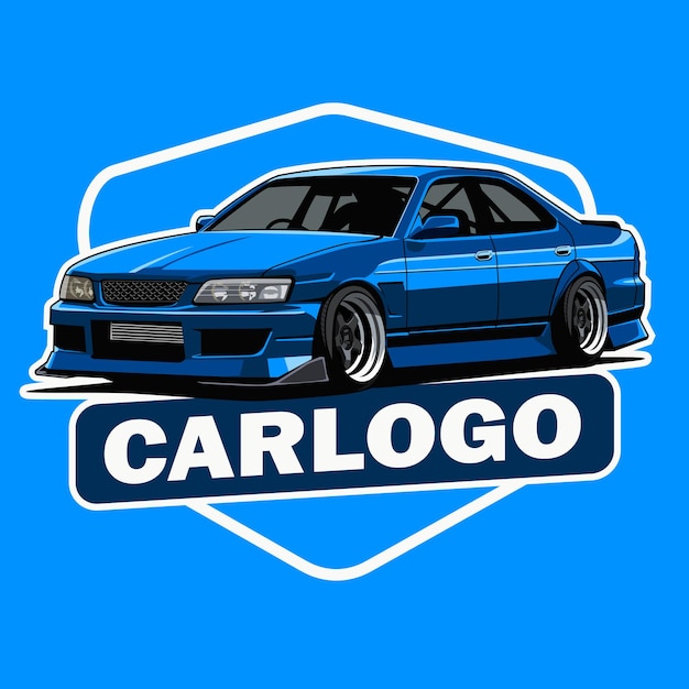 design de vetor de modelo de logotipo de carro