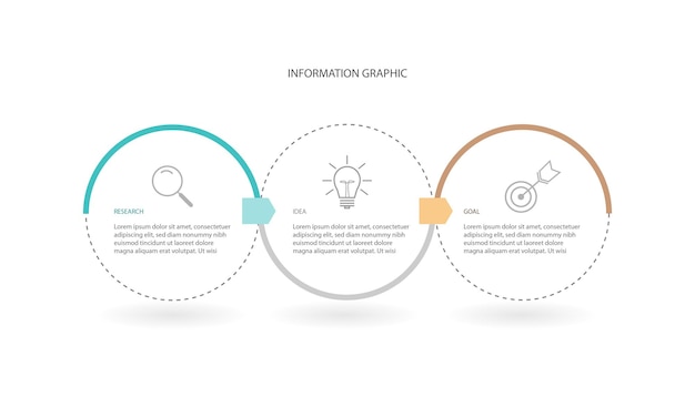 Design de vetor de modelo infográfico