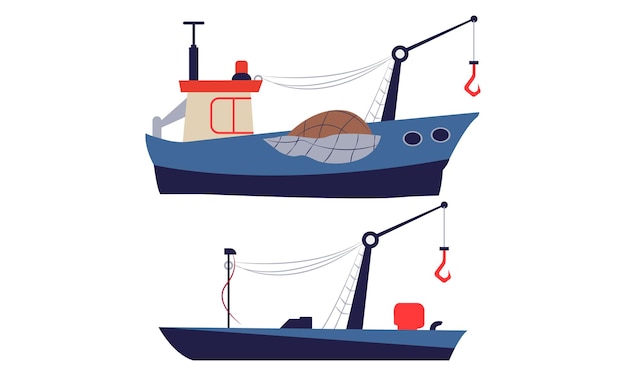 Design de vetores e ilustrações de barcos