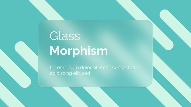 Vetor design de vidromorfismo gradiente abstrato