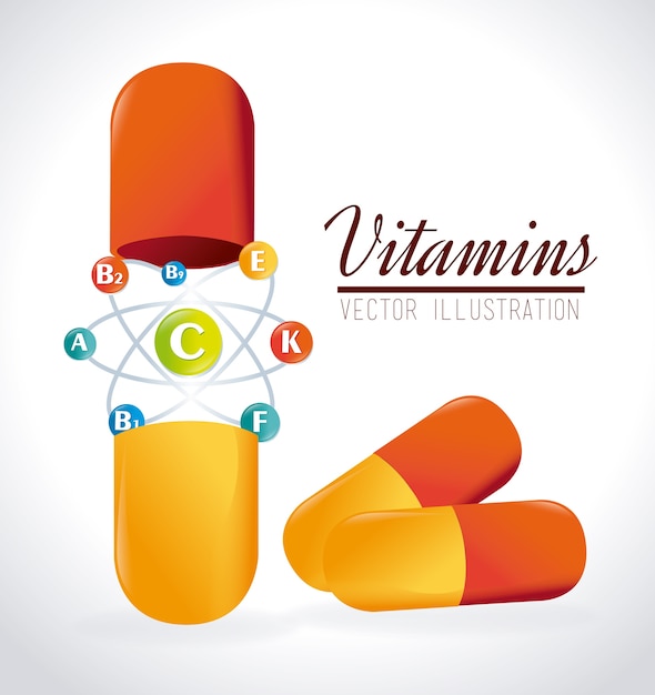 Design de vitaminas