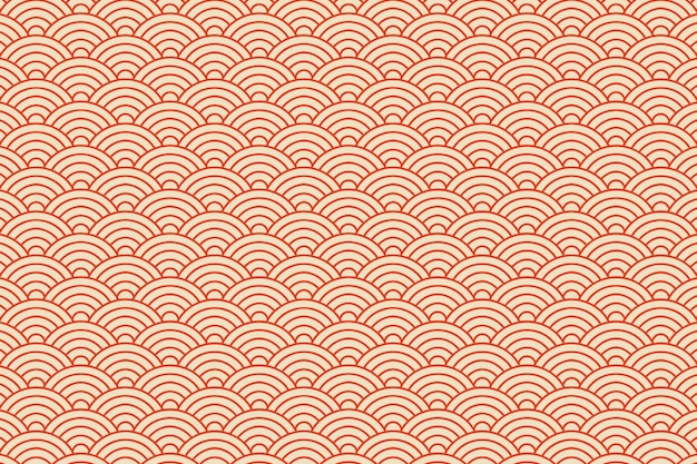 Design decorativo vintage de fundo padrão japonês sem costura