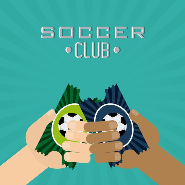 Design do clube de futebol