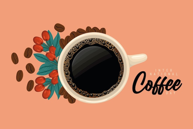 Design do dia do café