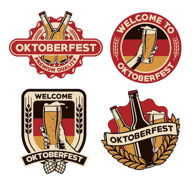 Design do emblema oktoberfest