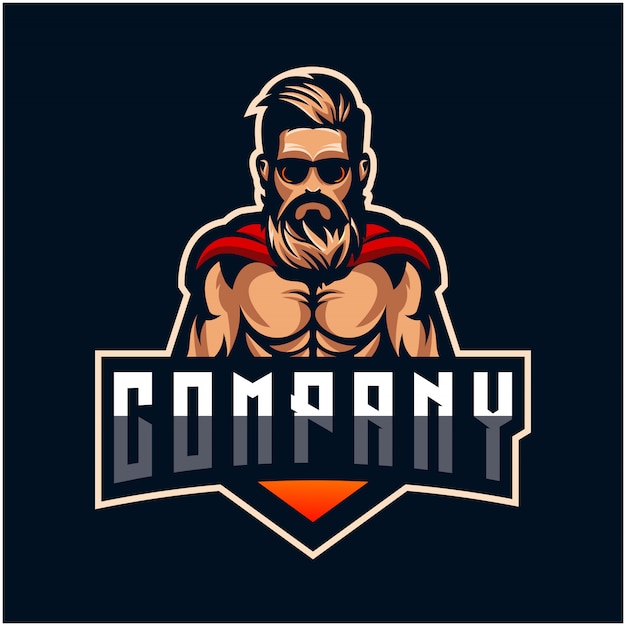 design do logotipo da barba