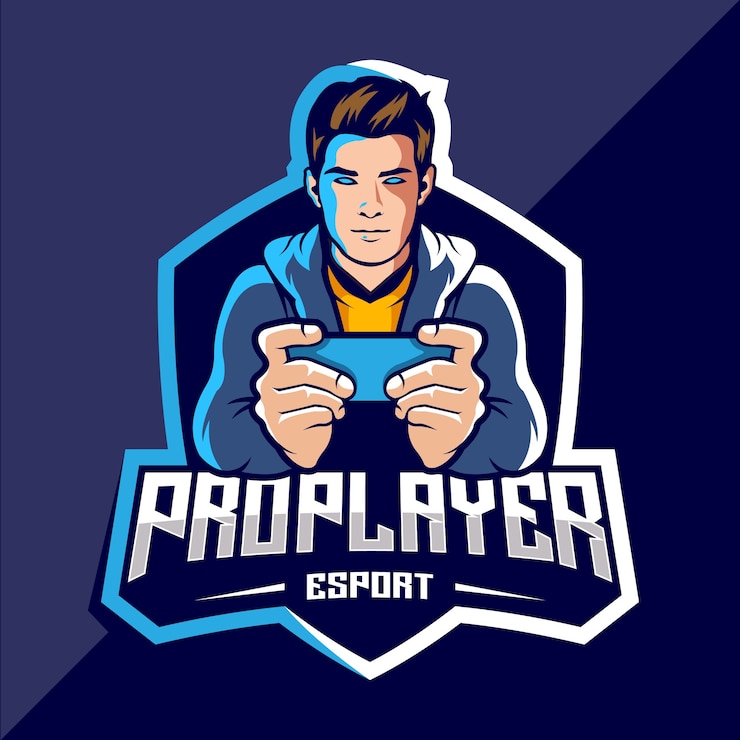 Vetor design do logotipo da equipe esport