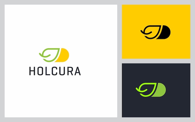 Design do logotipo da folha