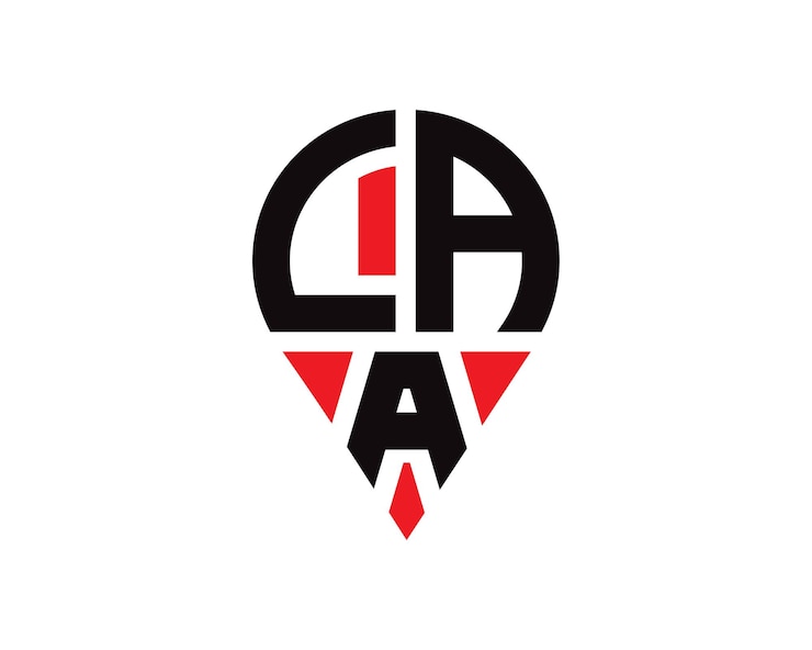 Vetor design do logotipo da forma da letra laa