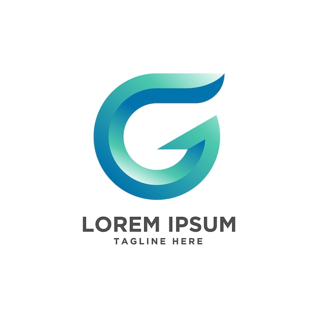 design do logotipo da letra g