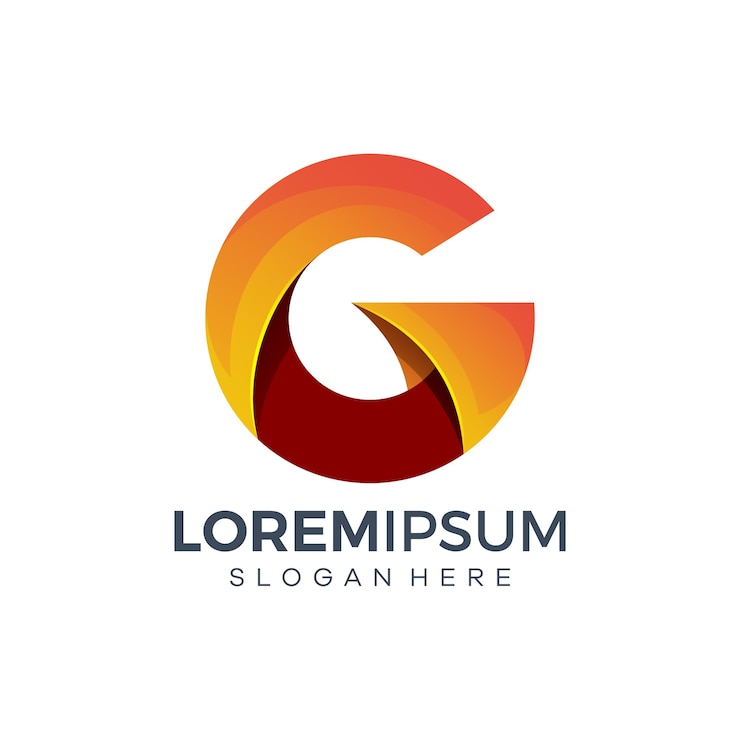Vetor design do logotipo da letra g