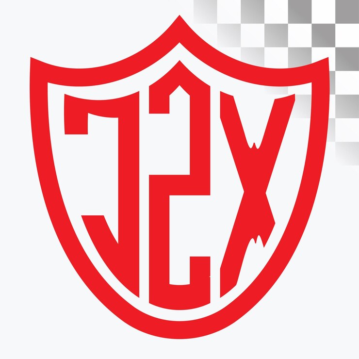 Vetor design do logotipo da letra jzx