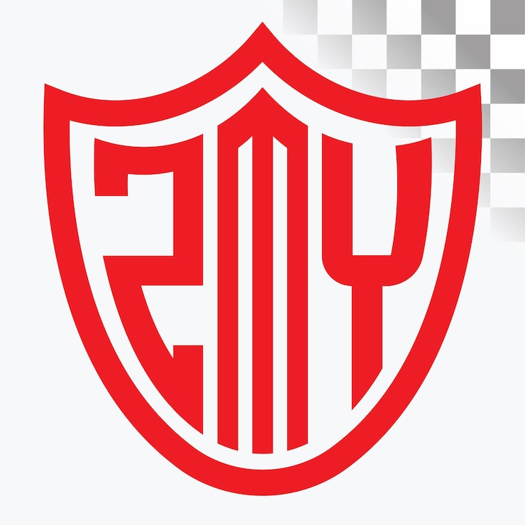 Vetor design do logotipo da letra zmy