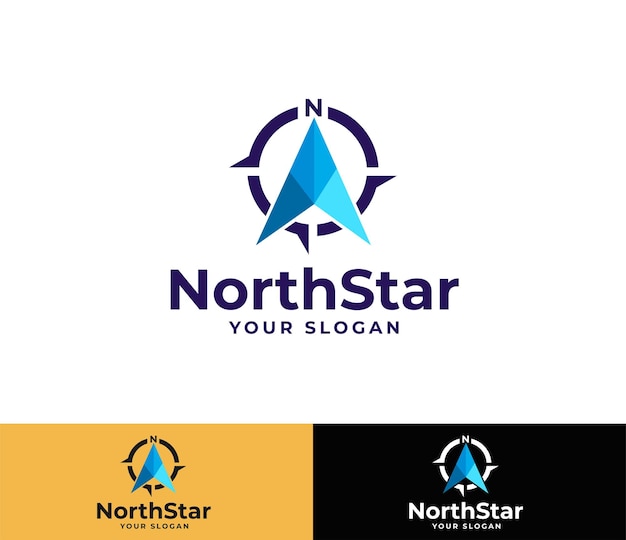 Vetor design do logotipo da northstar