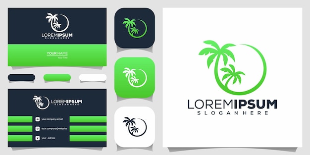 Design do logotipo da palm