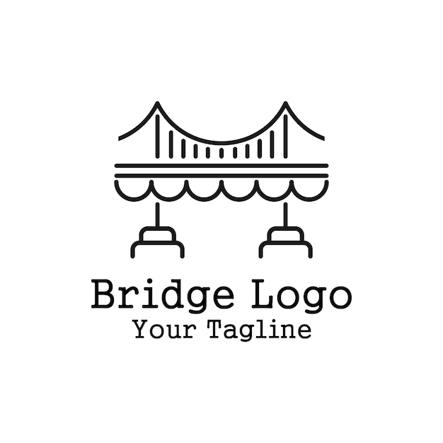 Design do logotipo da ponte