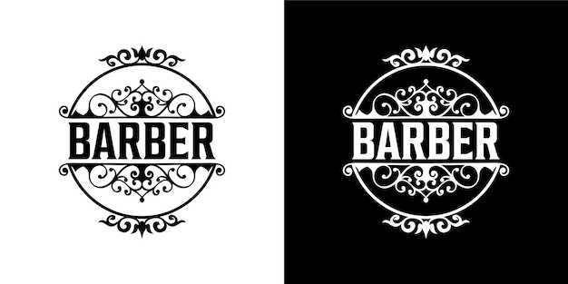 Design do logotipo do barbeiro