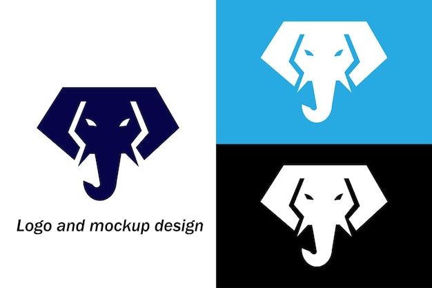 Design do logotipo do elefante