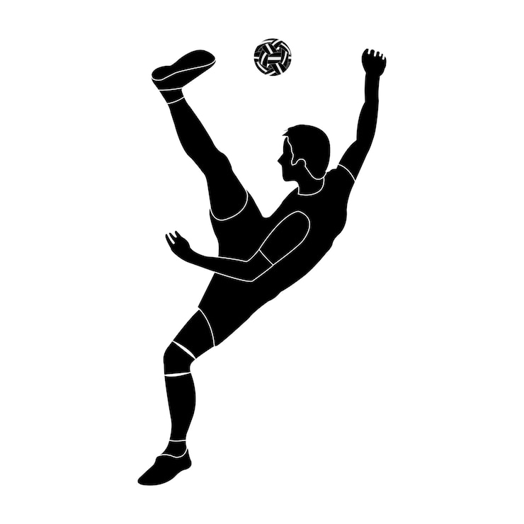 Vetor design do logotipo do jogador takraw