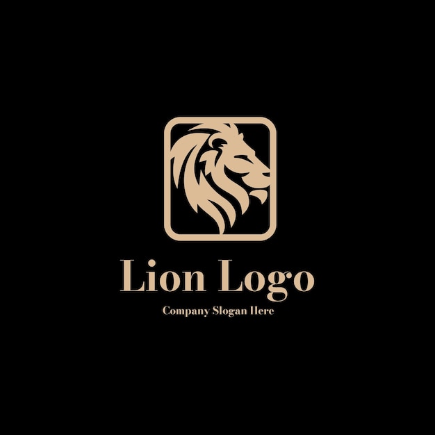 Design do logotipo do leão