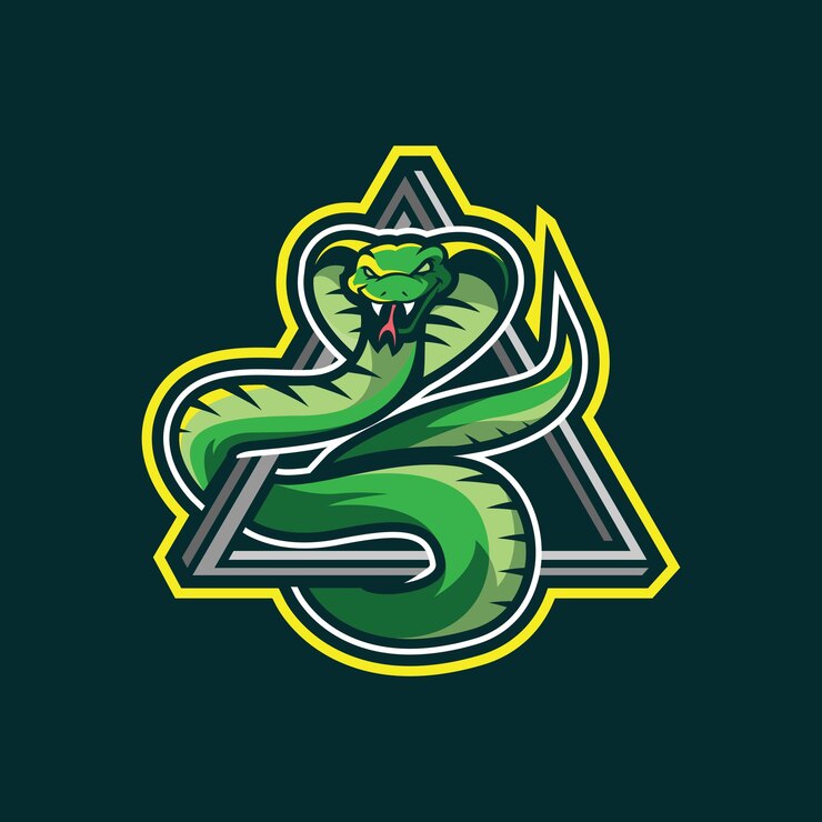 Vetor design do logotipo do mascote da cobra