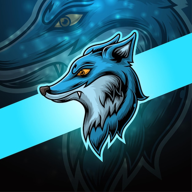 Design do logotipo do mascote Fox Esport