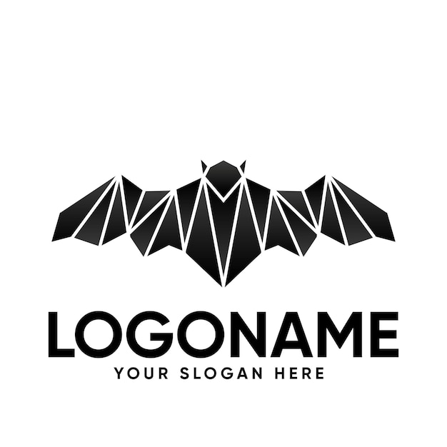 Design do logotipo do morcego