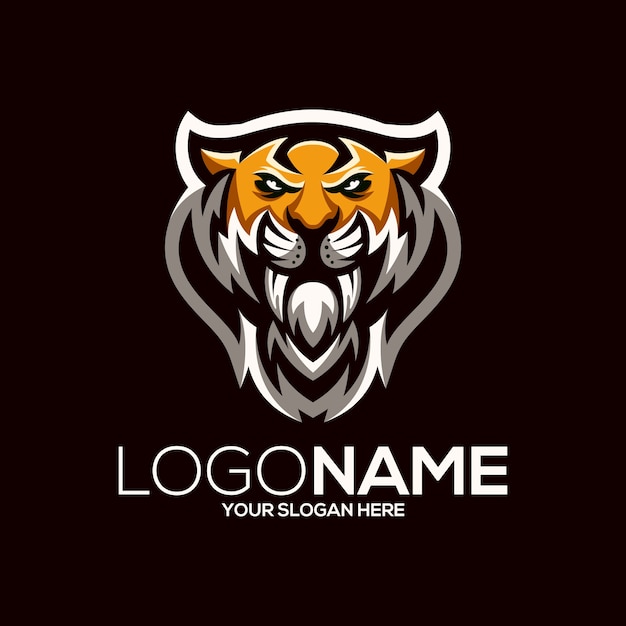 Design do logotipo do tigre