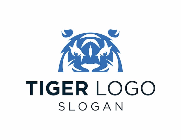 Vetor design do logotipo do tigre
