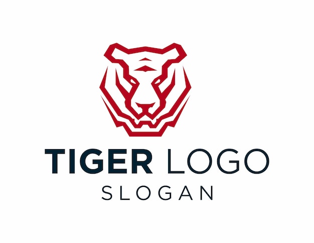 Vetor design do logotipo do tigre