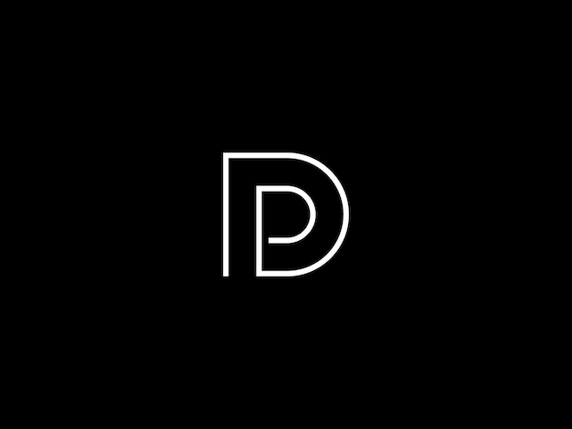 design do logotipo DP