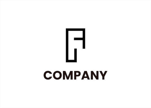 Vetor design do logotipo f