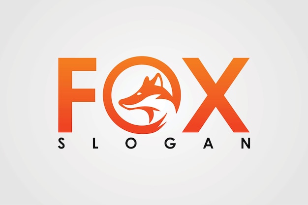 Vetor design do logotipo fire fox