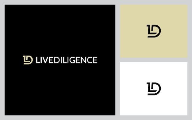 Vetor design do logotipo ld