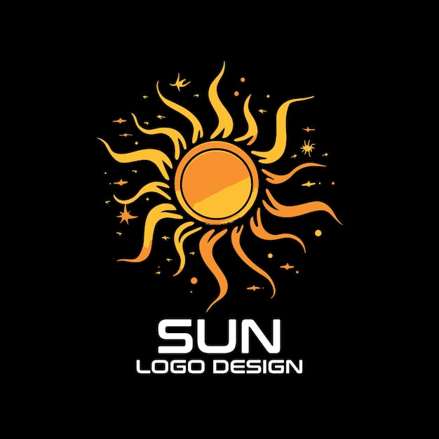 Design do logotipo Sun Vector
