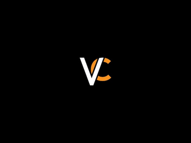 Vetor design do logotipo vc