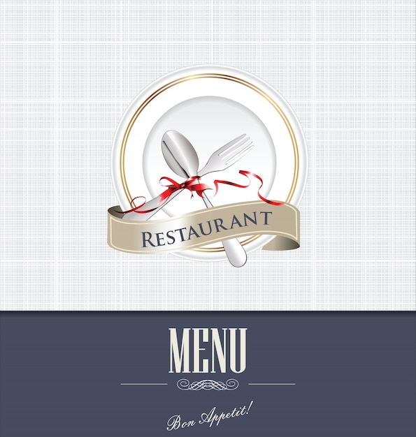 Design do menu do restaurante