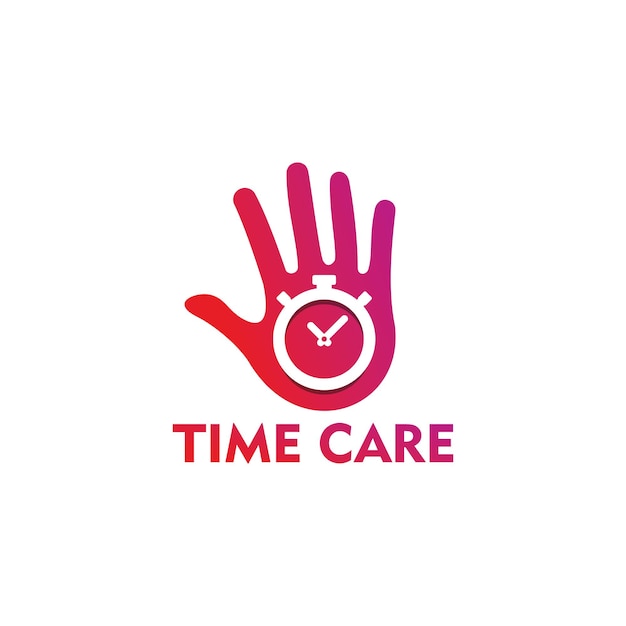 Design do modelo do logotipo da time care