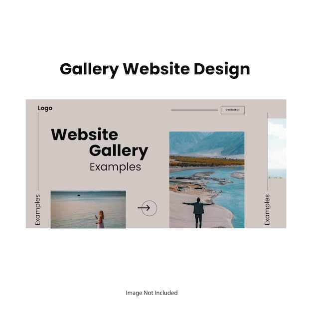 Design do site da Galeria