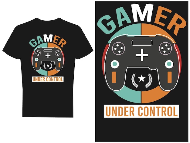 Vetor design e vetor de camiseta para jogos