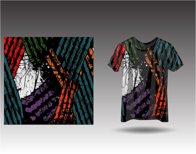 Design esportivo de camiseta para jogos de futebol de ciclismo de camisa de corrida