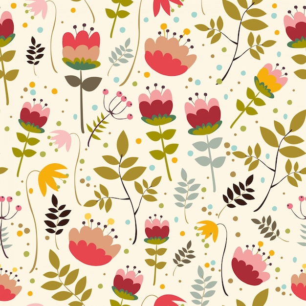 design floral padrão